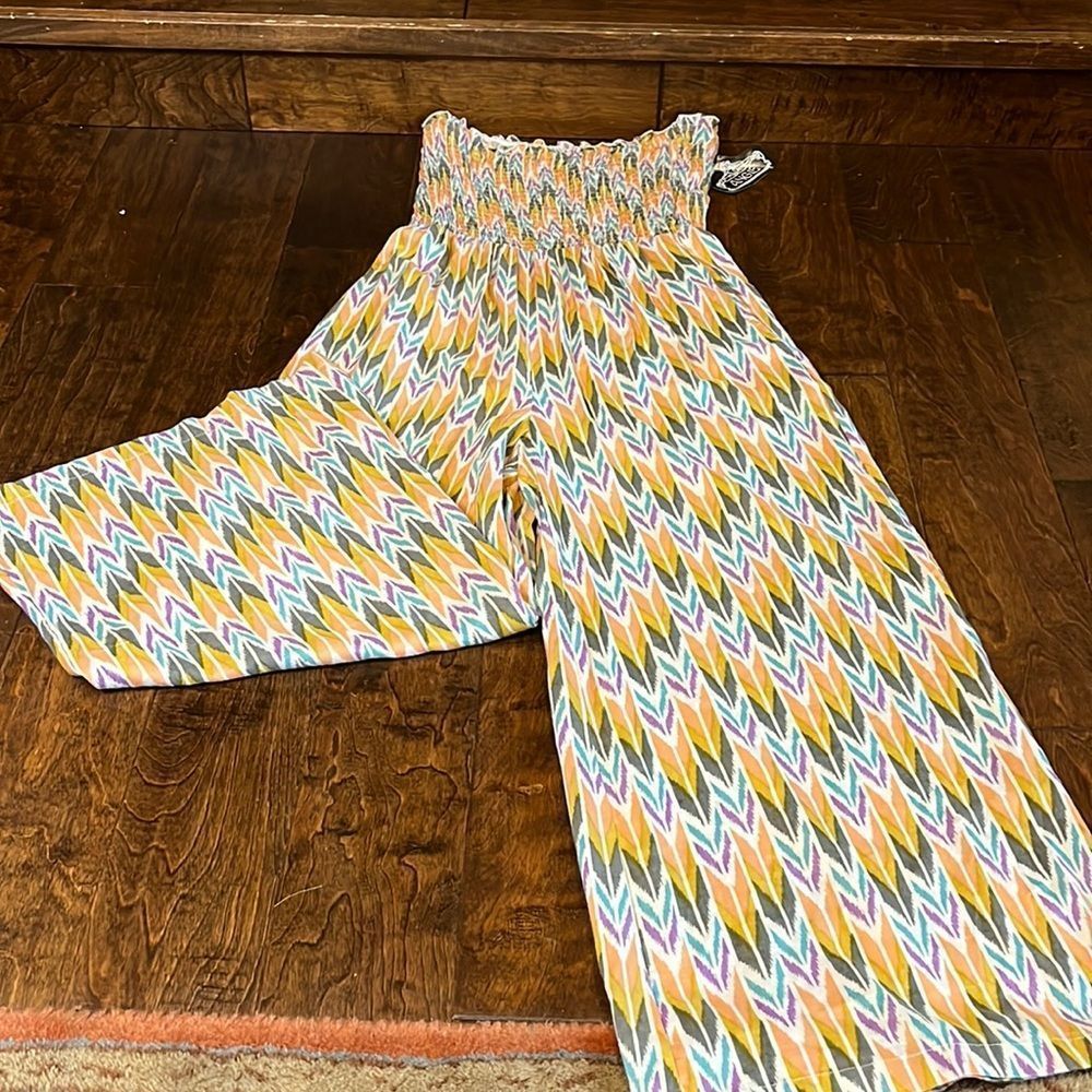 NWT!  Angie strapless jumpsuit!